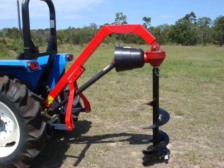 Backhoe Tractor PTO Auger